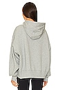 view 3 of 4 Over-oversized Pullover Hoodie in Grey Heather & Sail