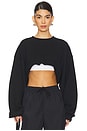 view 1 of 4 CACHE-ÉPAULES OVERSIZED SPORTSWEAR in Black & Sail