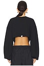 view 3 of 4 CACHE-ÉPAULES OVERSIZED SPORTSWEAR in Black & Sail