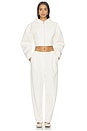 view 4 of 4 BLOUSON À CAPUCHE in Pale Ivory & Sail