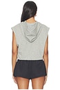 view 3 of 5 TOP DE MANGA CORTA PARA MUJER WOMEN'S SHORT-SLEEVE TOP in Dark Grey Heather