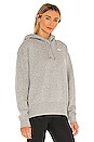 view 2 of 4 NSW Fleece Everyday Essentials Hoodie in Dark Heather Grey & White