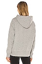view 3 of 4 NSW Fleece Everyday Essentials Hoodie in Dark Heather Grey & White