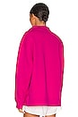 view 3 of 4 Essential Fleece Quarter Zip in Active Pink