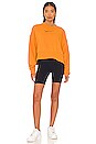 view 4 of 4 Fleece Crewneck in Light Curry & Pearl White