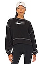 view 1 of 4 Fleece Crewneck in Black