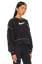 view 2 of 4 Fleece Crewneck in Black