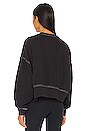 view 3 of 4 Fleece Crewneck in Black