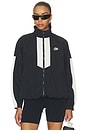 view 1 of 6 Women's Oversized Jacket in Black & Chalk