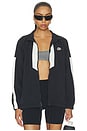view 2 of 6 Women's Oversized Jacket in Black & Chalk