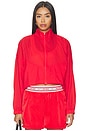 view 2 of 6 Women's Lightweight Ripstop Jacket in Light Crimson