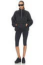 view 5 of 5 Satin Anorak Jacket in Black