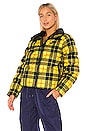 view 2 of 5 Plaid Pack Fill Jacket in Chrome Yellow & Black