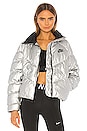 view 1 of 5 Puffer Jacket in Metallic Silver