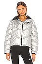 view 2 of 5 Puffer Jacket in Metallic Silver