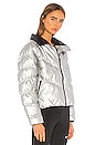 view 3 of 5 Puffer Jacket in Metallic Silver