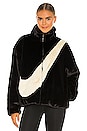 nsw plush faux fur jacket