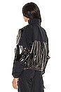 view 3 of 4 Icon Clash Synthetic Fill Jacket in Black & Dark Smoke Grey