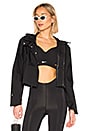 view 1 of 5 CHAQUETA CROP in Black