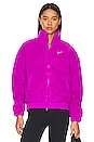 view 3 of 6 NSW Swoosh Plush Jacket in Vivid Purple & Pink Oxford