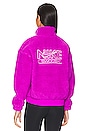 view 5 of 6 NSW Swoosh Plush Jacket in Vivid Purple & Pink Oxford