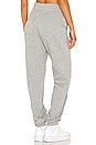 view 3 of 4 NSW Fleece Everyday Essentials Pant in Dark Heather Grey & White
