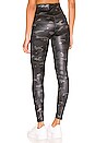 view 3 of 4 Camo Shine Legging in Dark Smoke Grey