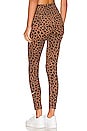 view 3 of 4 Leopard Foil Legging in Archaeo Brown