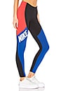 view 1 of 4 NSW Legasee Legging in Black, Ember, Royal & White