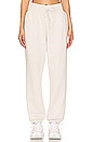 view 1 of 4 High Waisted Phoenix Sweatpants in Light Orewood Brown & Sail