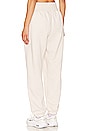 view 3 of 4 High Waisted Phoenix Sweatpants in Light Orewood Brown & Sail