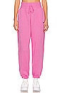 view 1 of 5 High Waisted Phoenix Sweatpants in Playful Pink & Black