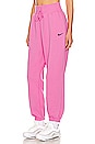 view 3 of 5 High Waisted Phoenix Sweatpants in Playful Pink & Black