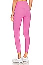 view 3 of 4 Universa High Waisted Cropped Leggings in Playful Pink & Black