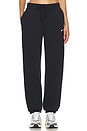view 1 of 4 Phoenix High Waisted Sweatpants in Black & Sail