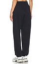 view 3 of 4 Phoenix High Waisted Sweatpants in Black & Sail