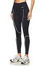 view 3 of 6 Go High Rise 7/8 Reflective Leggings in Black