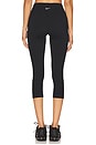 view 4 of 6 High Waisted Crop Leggings in Black