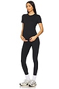 view 5 of 6 Maternity High Waisted 7/8 Leggings in Black