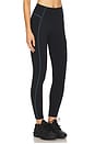 view 2 of 6 High Waisted 7/8 Leggings in Black & Navy