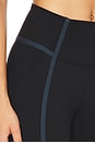 view 6 of 6 High Waisted 7/8 Leggings in Black & Navy