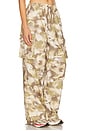 view 3 of 7 Camo Cargo Pants in Light Orewood Brown & Sail