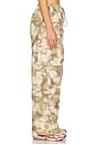 view 4 of 7 Camo Cargo Pants in Light Orewood Brown & Sail