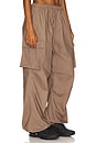 view 2 of 6 БРЮКИ КАРГО in Mink Brown & Sail