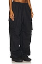 view 2 of 6 PANTALON CARGO in Black & White