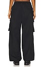 view 4 of 6 PANTALON CARGO in Black & White