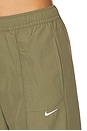 view 6 of 6 Everythings Woven Mid Rise Open Hem Pant in Medium Olive & Sail