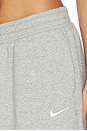 view 6 of 6 High Waisted Oversized Sweatpant in Dark Grey Heather & Sail