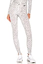 view 1 of 4 Python Legging in White & Black