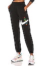 view 1 of 4 NSW Swoosh Fleece Pant in Black Multi